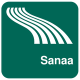 Carte de Sanaa off-line icône