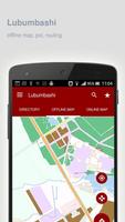 Lubumbashi Map offline پوسٹر