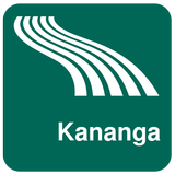 Carte de Kananga off-line icône