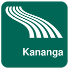 Carte de Kananga off-line icône