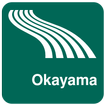Carte de Okayama off-line