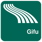 Carte de Gifu off-line icône