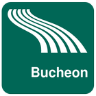 Carte de Bucheon off-line icône
