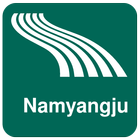 Carte de Namyangju off-line icône