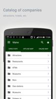 Mapa de Maine offline captura de pantalla 1