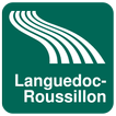 Karte von Languedoc-Roussillon