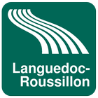 Mapa de Languedoc-Rosellón icono