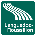 Mapa de Languedoc-Roussillon ícone