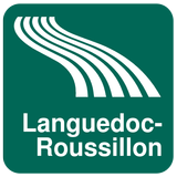 Carte de Languedoc-Roussillon icône