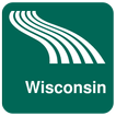 Karte von Wisconsin offline