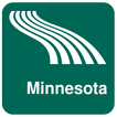 Carte de Minnesota off-line