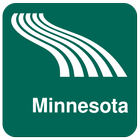 Mapa de Minnesota offline ícone
