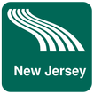 Mapa de New Jersey offline