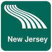 Mappa di New Jersey offline