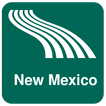 Carte de New Mexico off-line