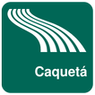 Carte de Caquetá off-line