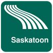 Mappa di Saskatoon offline