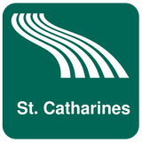 Carte de St. Catharines icône