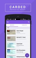 Carded - Business card scanner Affiche