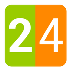 Modern Flip Clock Free أيقونة
