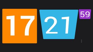 Modern Flip Clock Free تصوير الشاشة 3