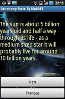 Amazing Astronomy Facts capture d'écran 1