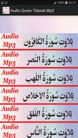 Audio Quran Tilawat Free App capture d'écran 2
