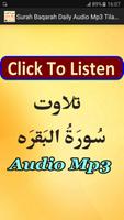 Surah Baqarah Daily Audio Mp3 Plakat