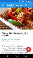 Panlasang Pinoy Meaty Recipes capture d'écran 2