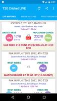 T20 Cricket LIVE - MobCric 海报