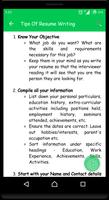 Resume Preparation Guide capture d'écran 3