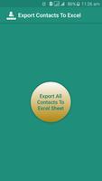 Export Import Excel Contacts Affiche