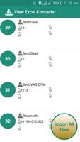 Export Import Excel Contacts screenshot 2