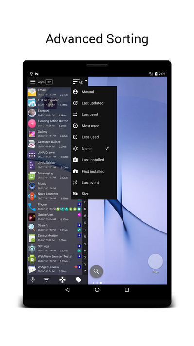 JINA: App Drawer, Sidebar & Folder Organizer screenshot 8