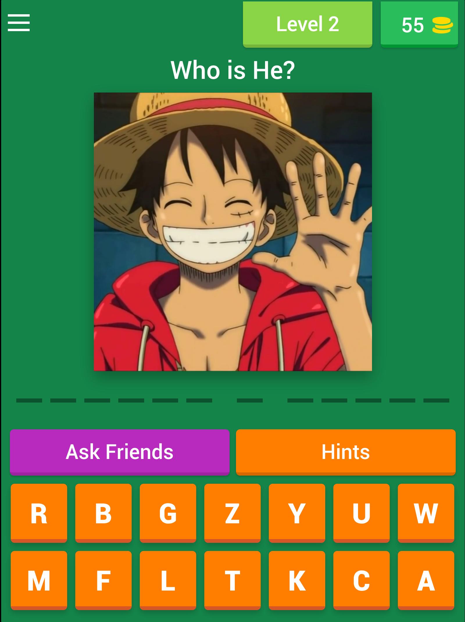 Who Am I Anime Version For Android Apk Download - name that character anime edition roblox
