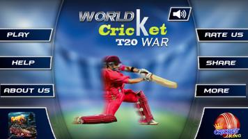 World Cricket t20 War poster