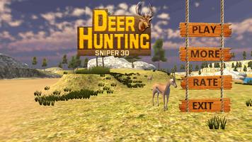 Deer Hunting : Sniper 3D Affiche