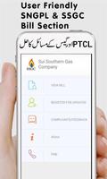 PTCL & Sui-Gas Bill Checker - Pakistan تصوير الشاشة 1