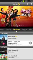 SprintTV & Movies Galaxy Nexus स्क्रीनशॉट 1