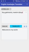 English  Azerbaijan Translator скриншот 1