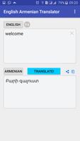 English Armenian Translator capture d'écran 1