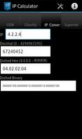 Network IP / Subnet Calculator capture d'écran 2