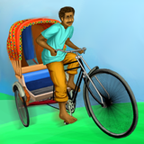Rickshaw Hill Climb Racing icône