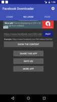 1 Schermata Save Facebook Videos No Login