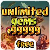 gems  clash of clans prank icon