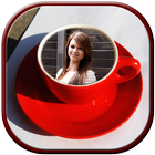 My Photo on Coffee Cup Frame icône