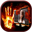 My Photo on Fire Frames icône