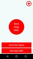 Emergency Help SMS poster
