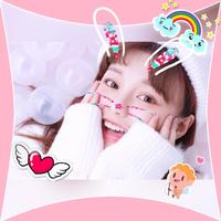 Cute Cat Face Plakat