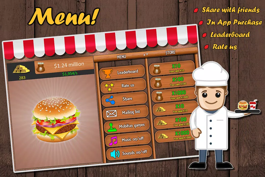 Burger Evolution Food Clicker – Apps no Google Play